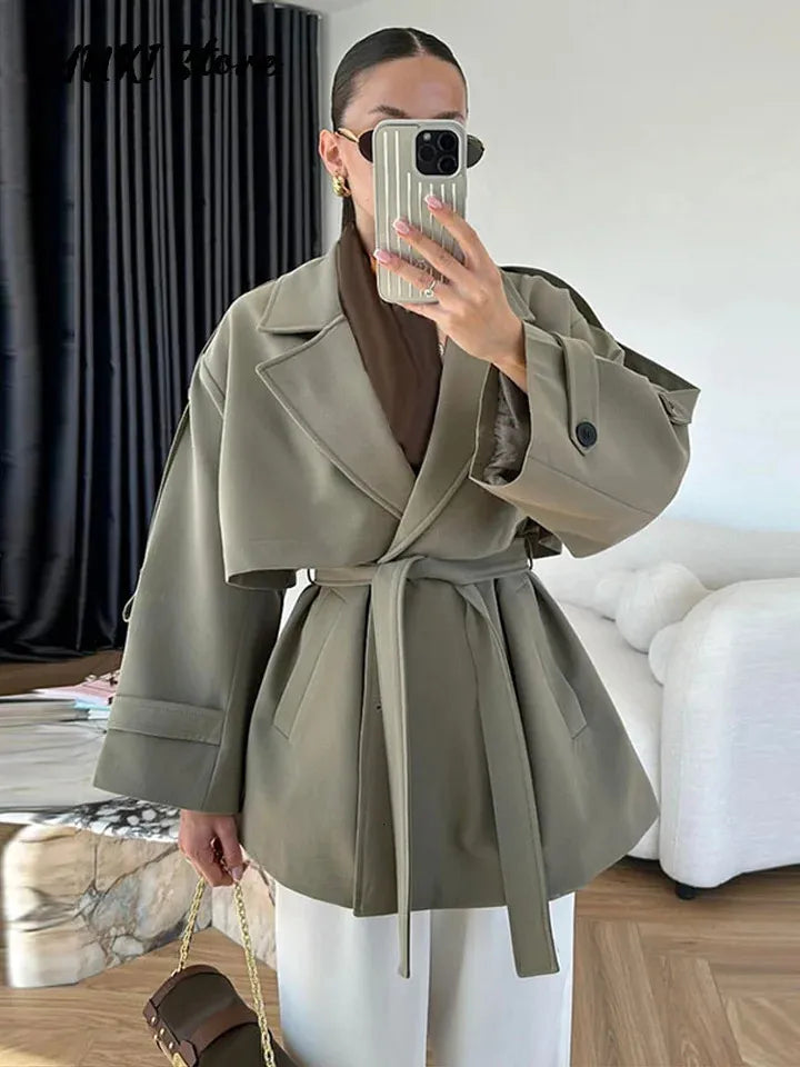 Premium gabardine trench coat ✨