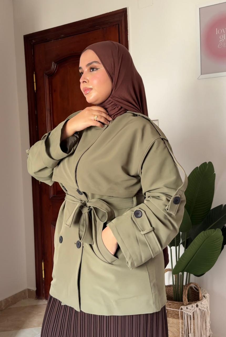 Premium gabardine trench coat ✨