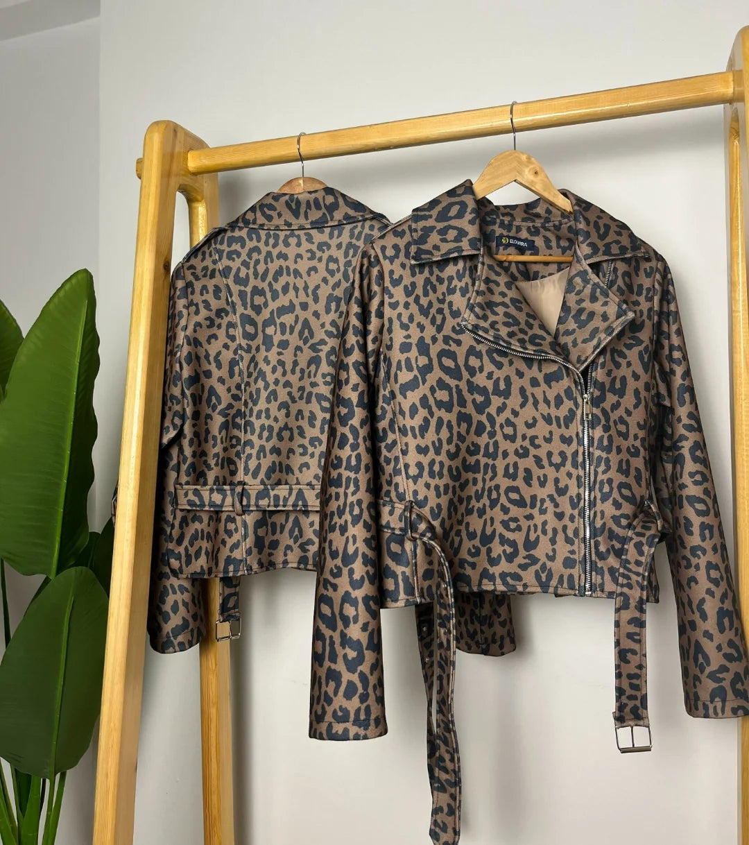 Croped Jacket Tiger Wool