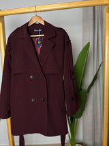 Premium gabardine trench coat ✨