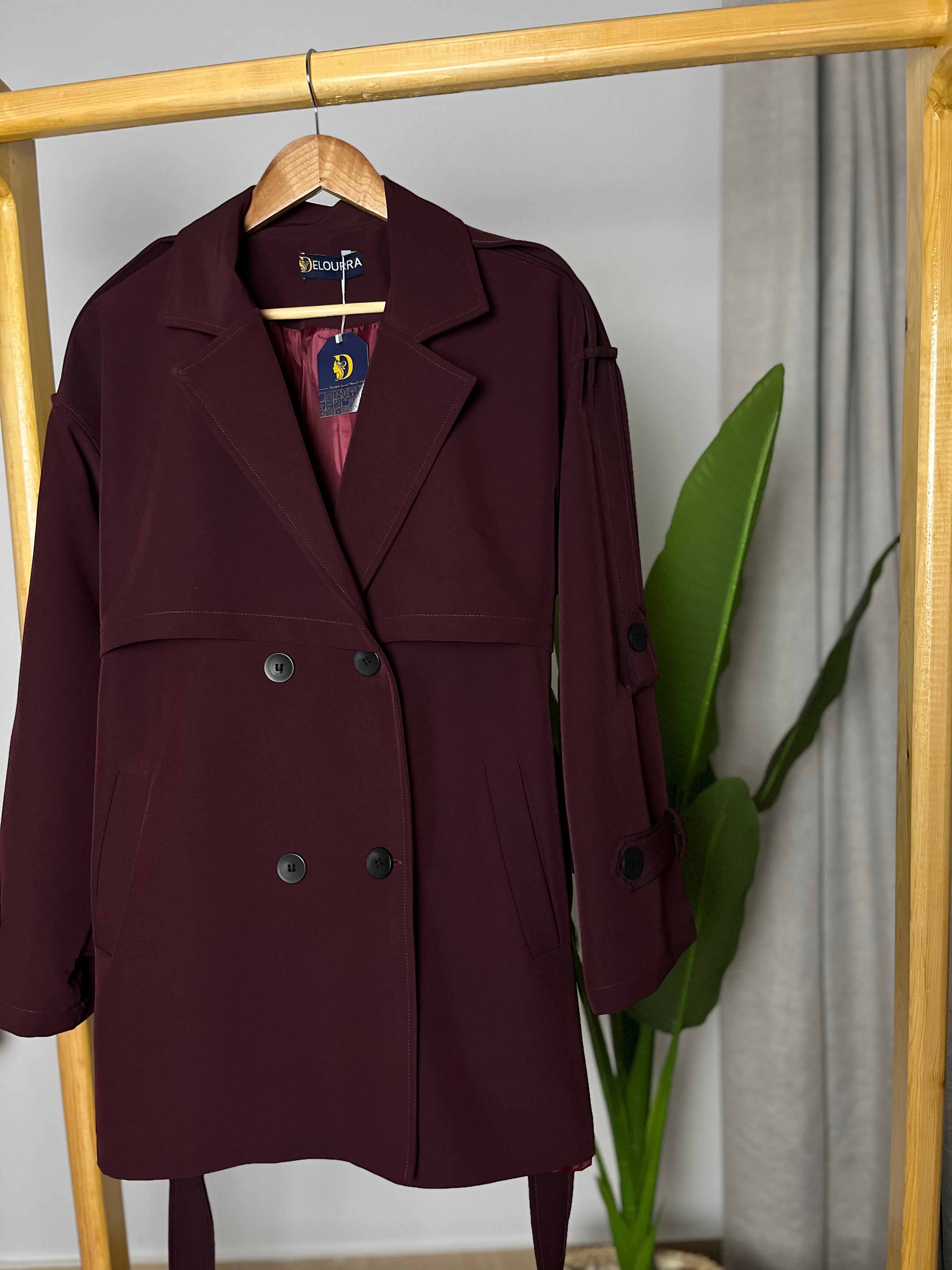 Premium gabardine trench coat ✨