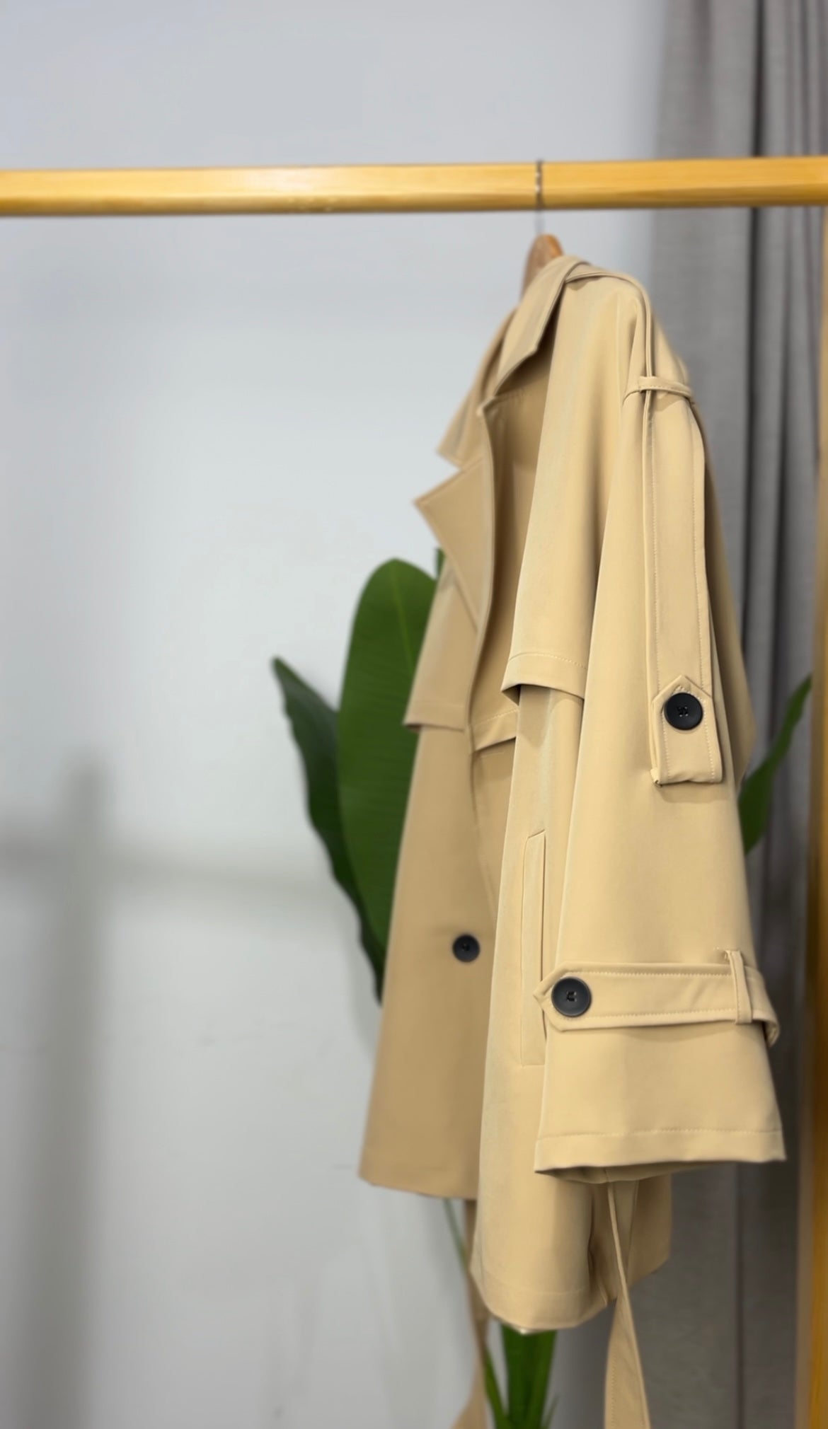 Premium gabardine trench coat ✨