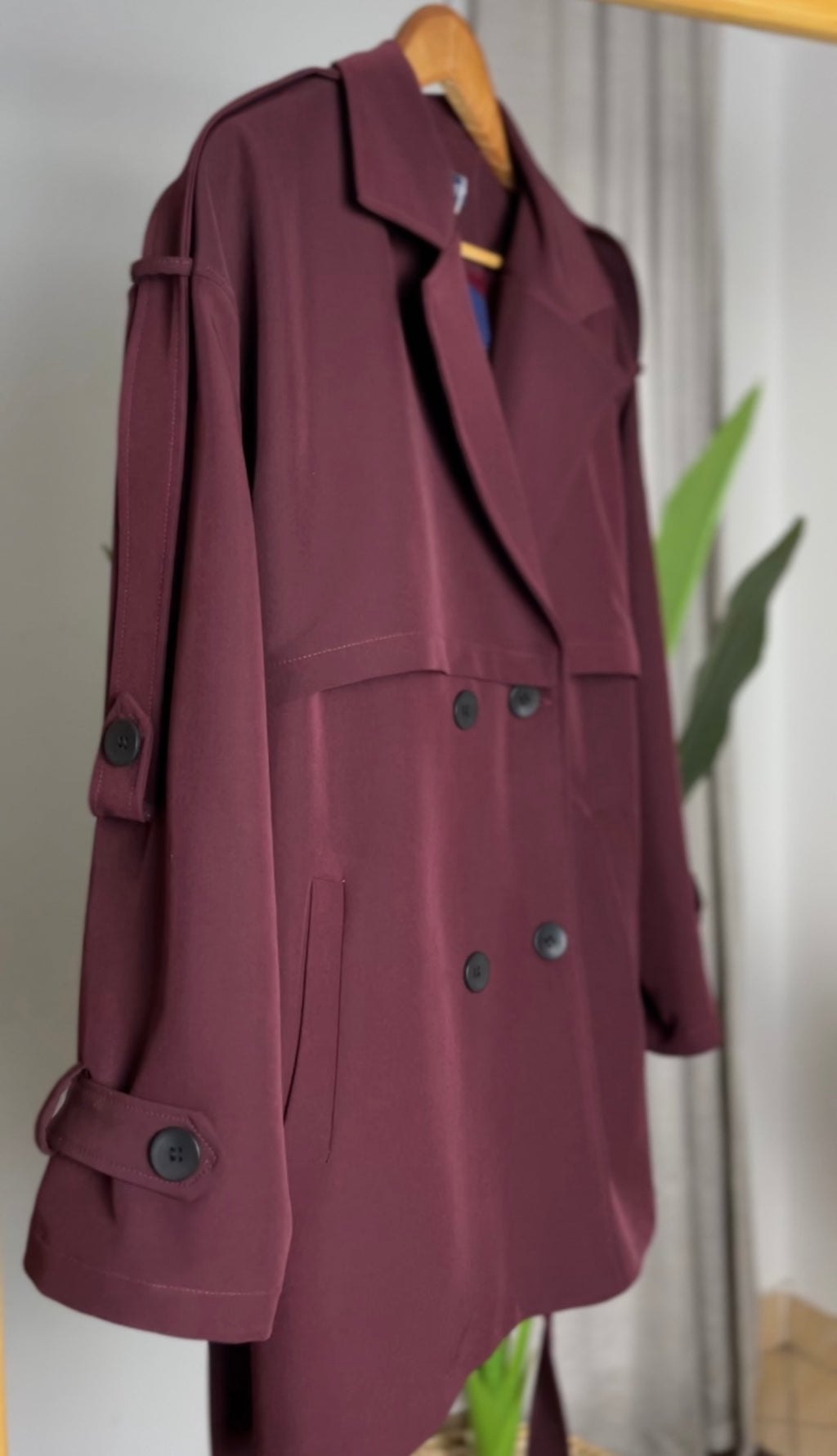 Premium gabardine trench coat ✨