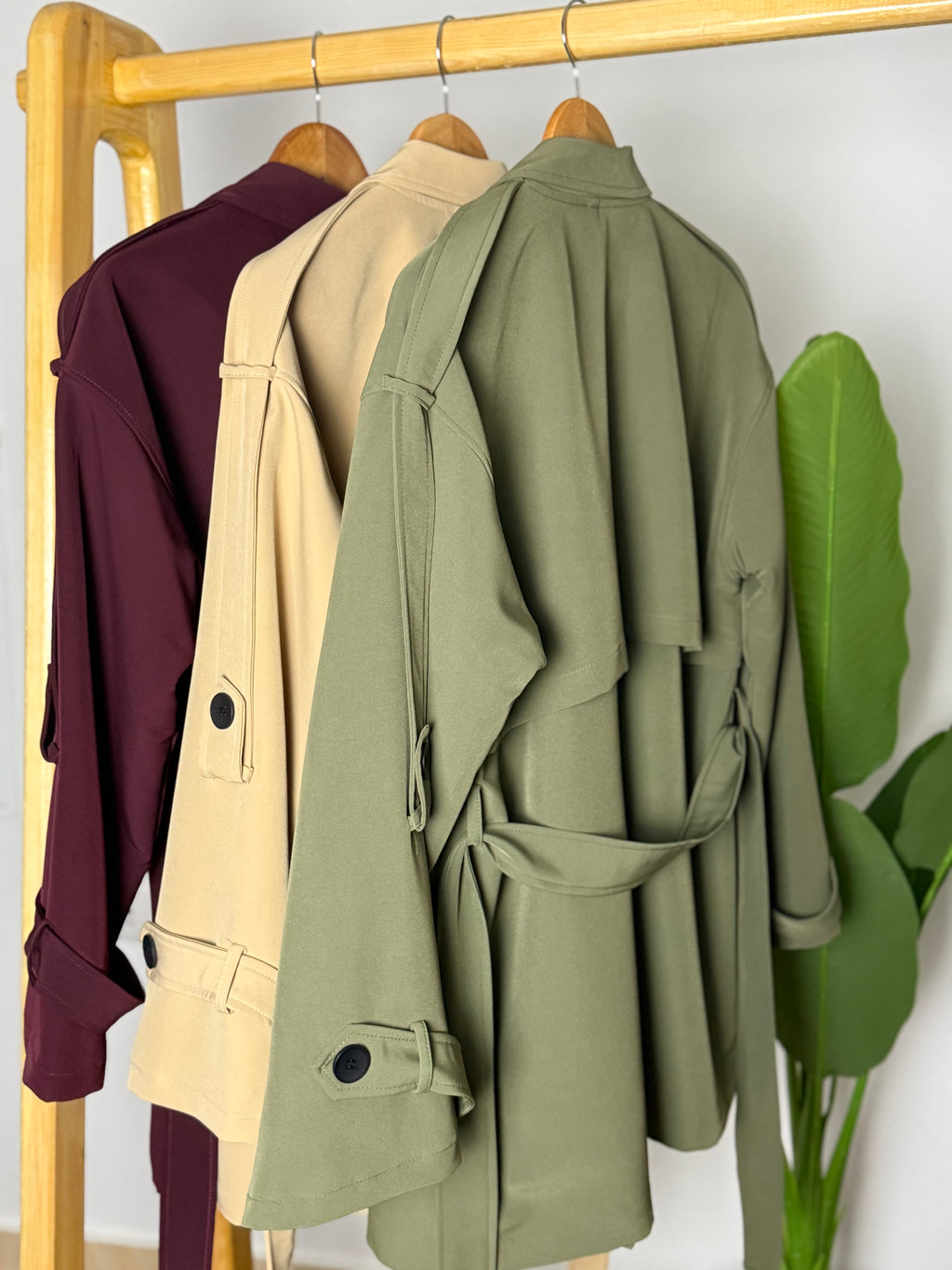 Premium gabardine trench coat ✨