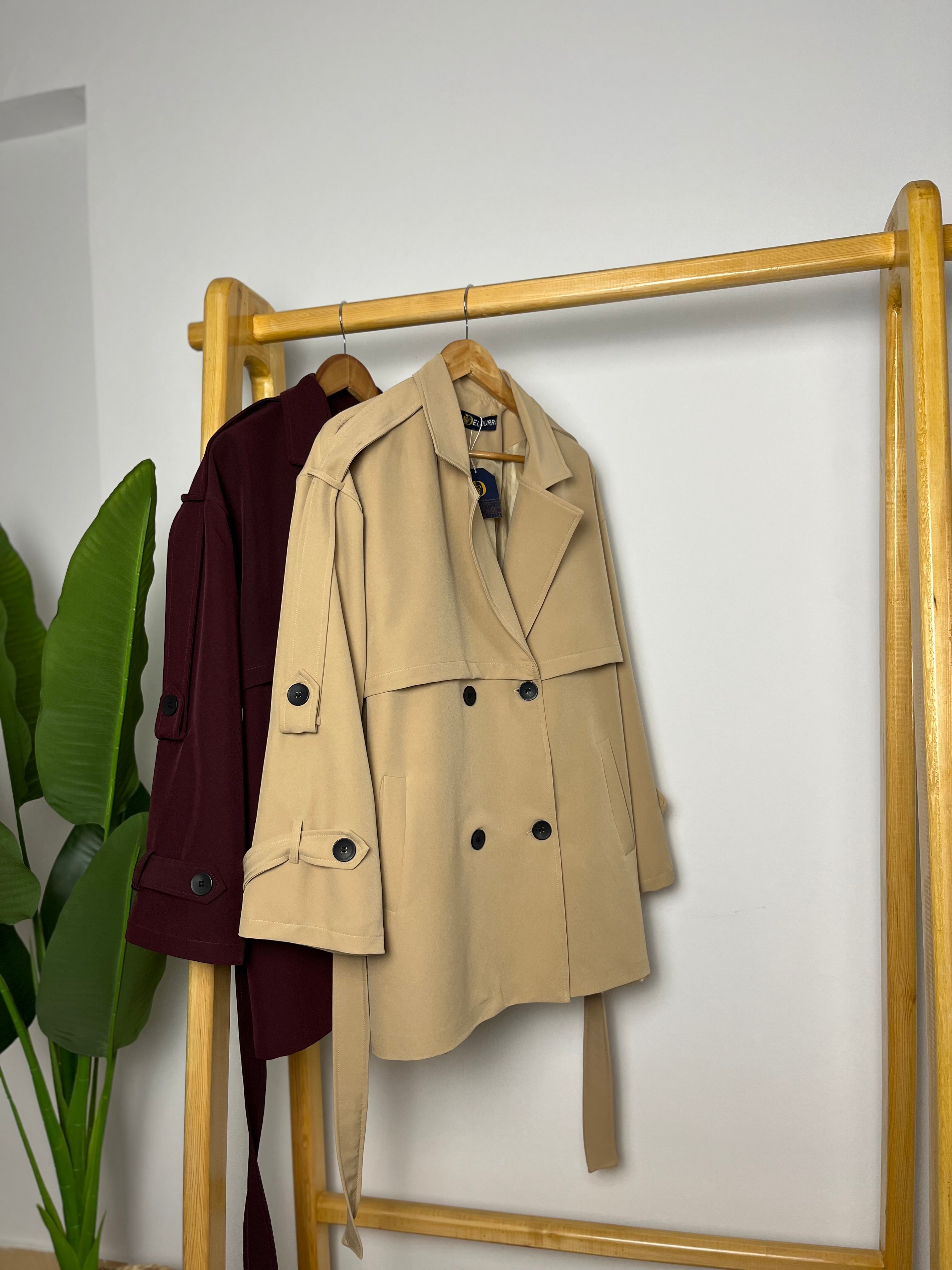 Premium gabardine trench coat ✨