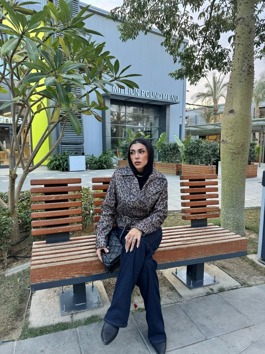 Croped Jacket Tiger Wool