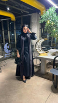 Velvet Two-Piece Abaya