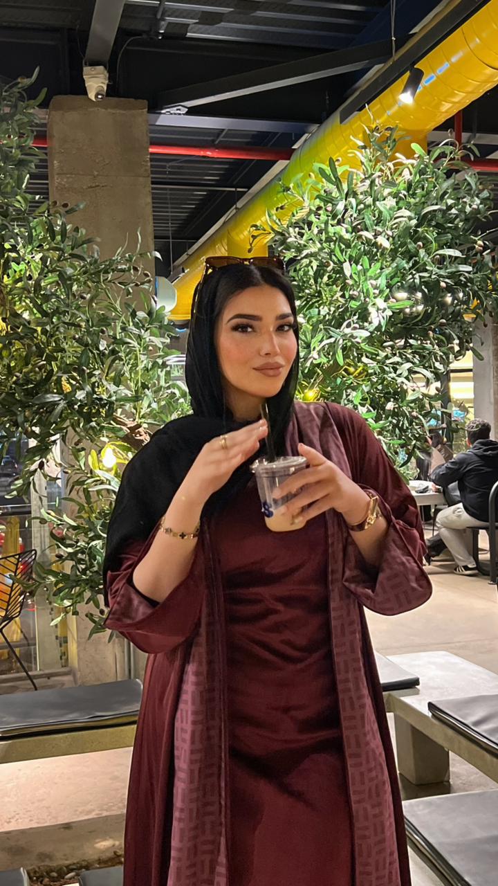 Velvet Two-Piece Abaya