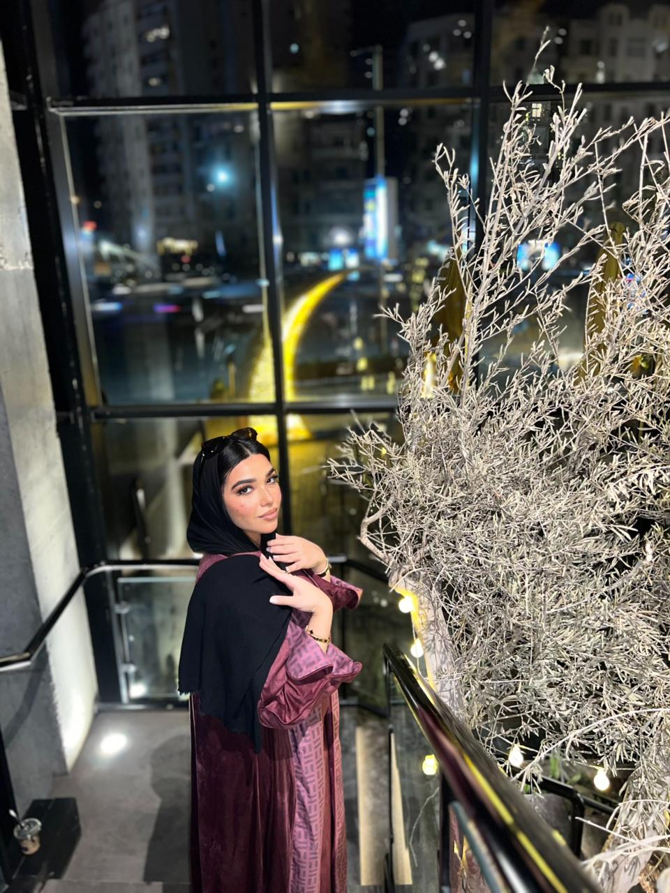 Velvet Two-Piece Abaya