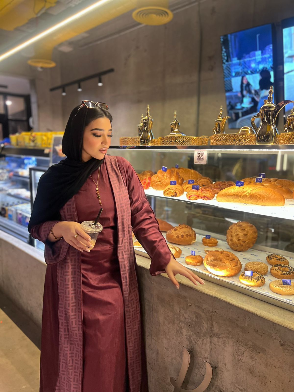 Velvet Two-Piece Abaya