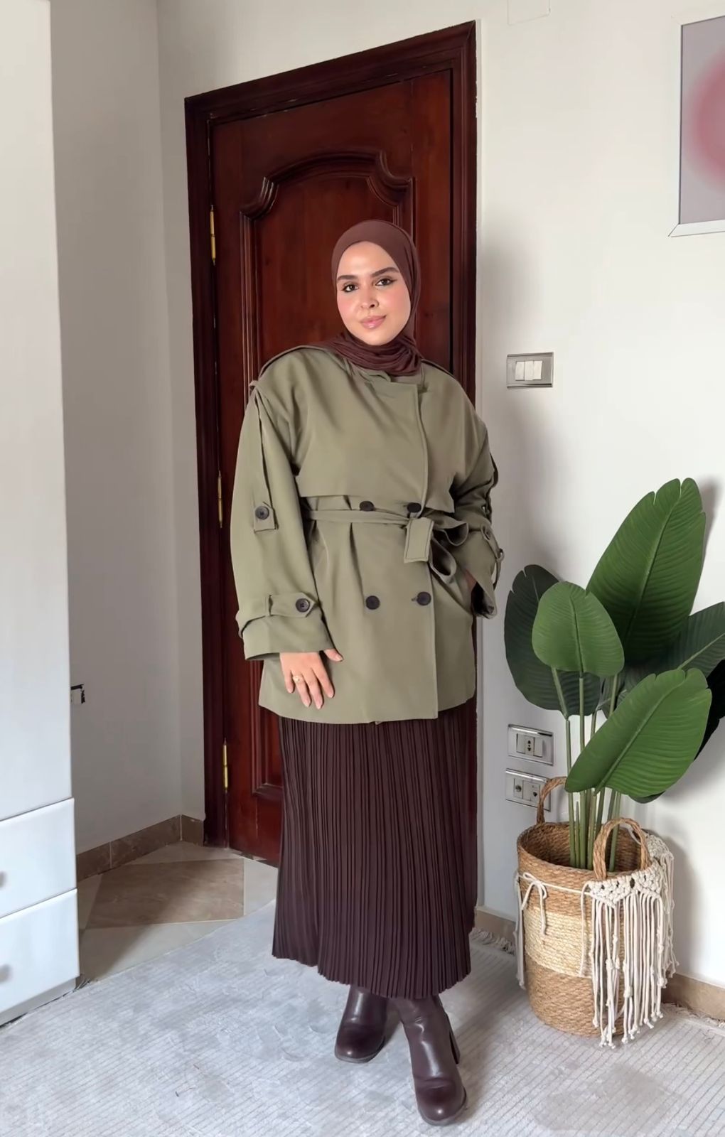 Premium gabardine trench coat ✨