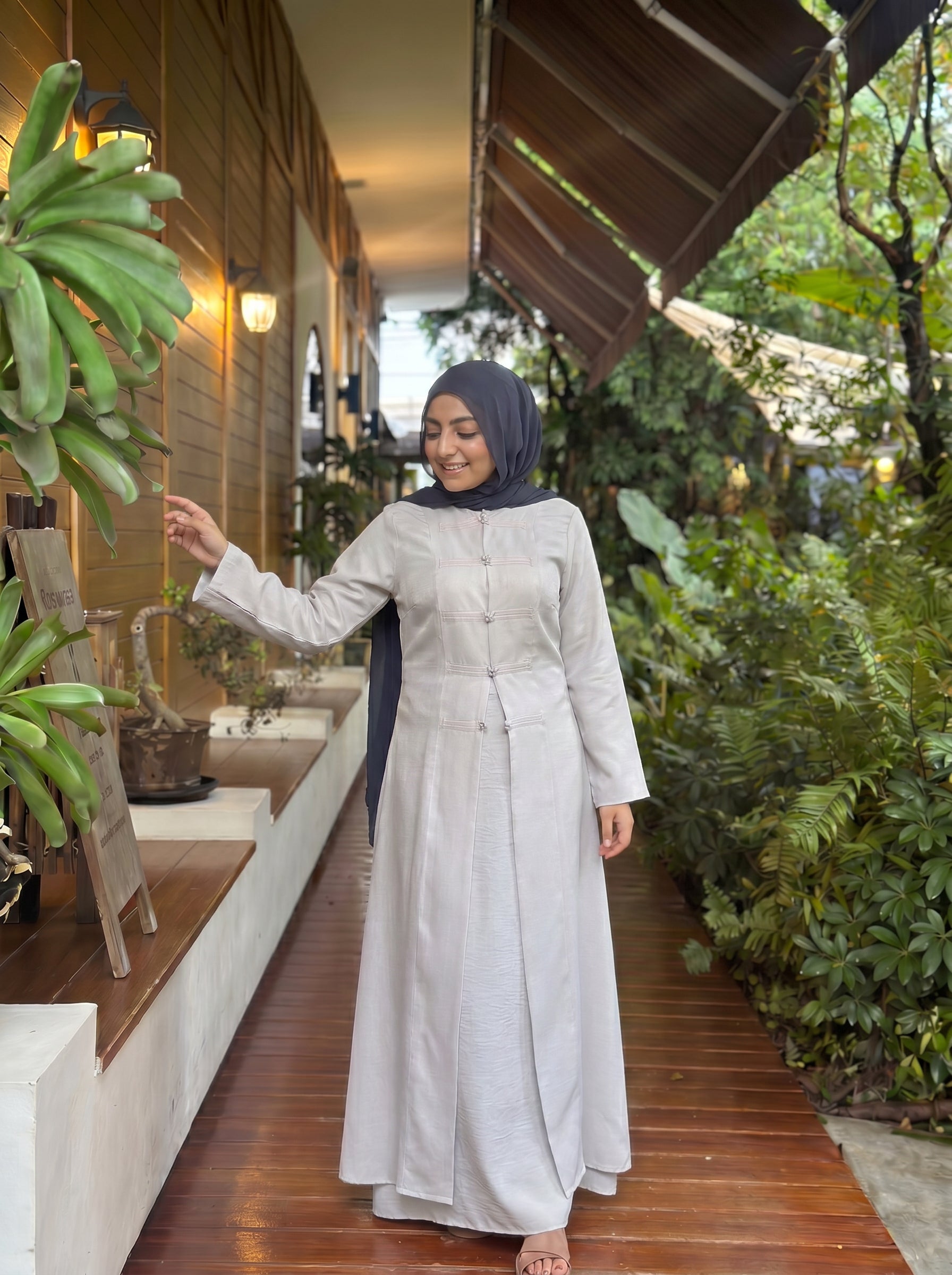 Modest Tunic & Maxi Skirt Set