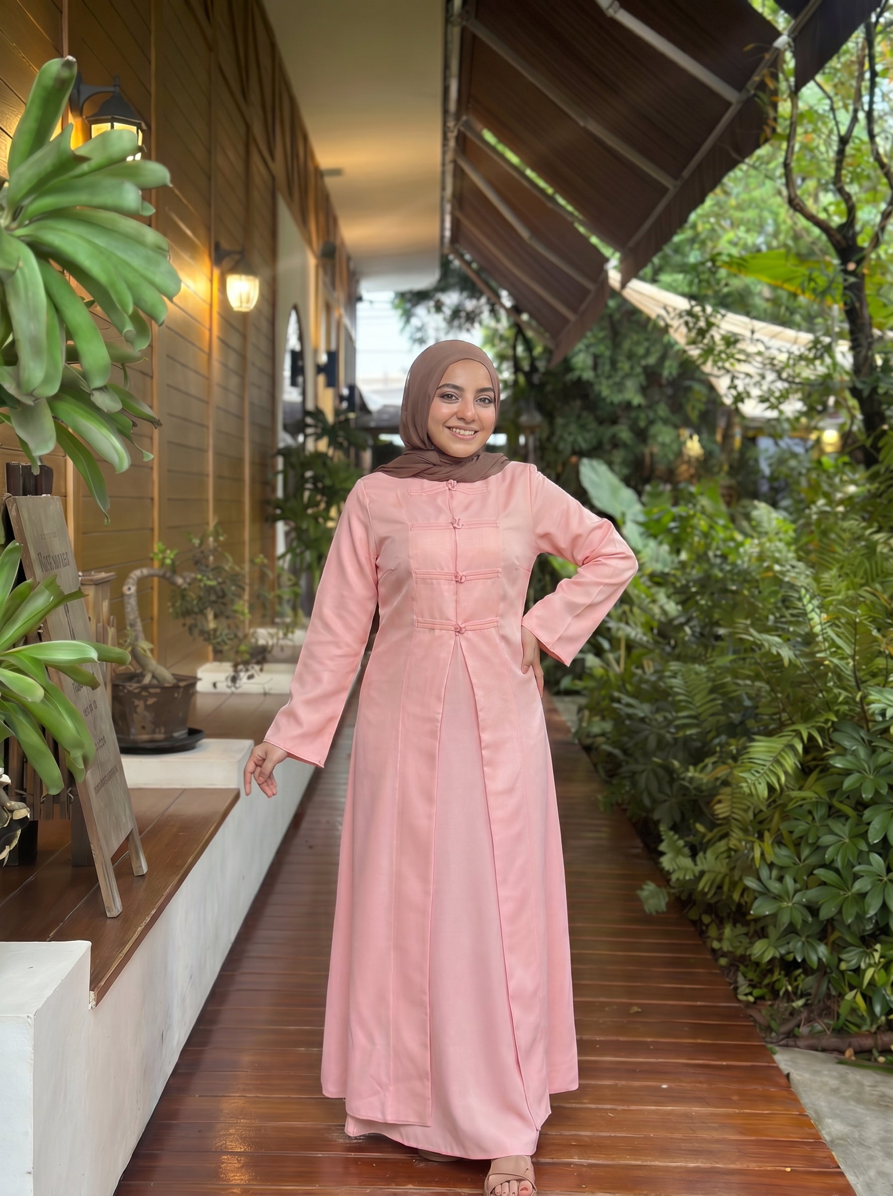 Modest Tunic & Maxi Skirt Set