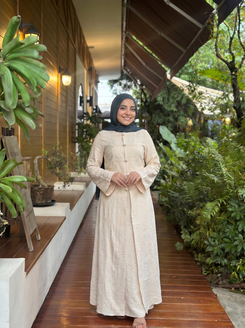 Modest Tunic & Maxi Skirt Set