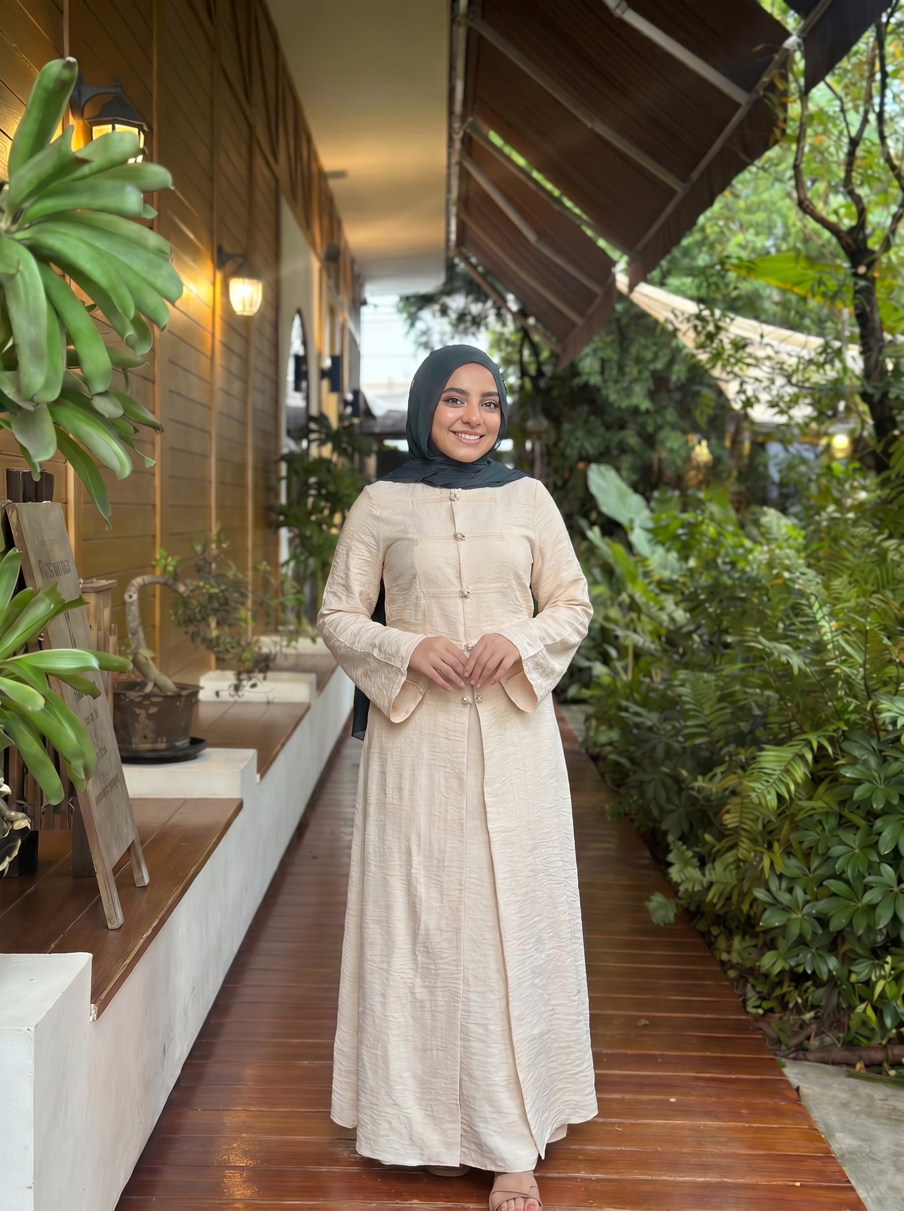 Modest Tunic & Maxi Skirt Set